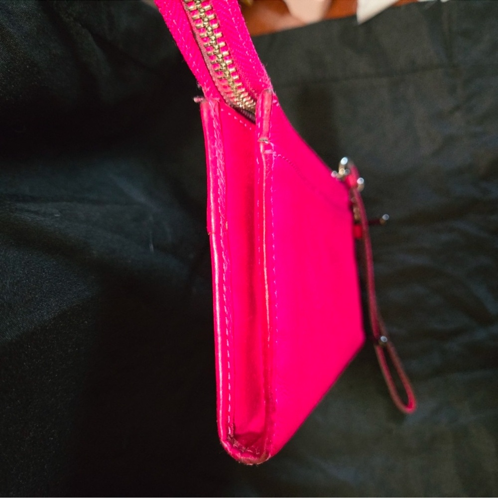 Coach EUC Pink Leather Zip Wristlet/Wallet - Picture 7 of 9